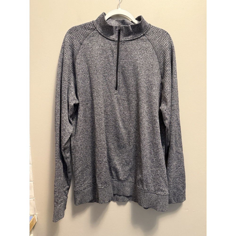 Lululemon‎ Sweater Engineered Warmth Half Zip Pullover Vapor Gray Men’s Size XL